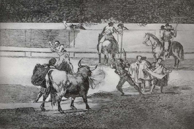 Francisco Goya Banderillas de Fuego oil painting image